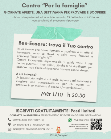 Lab 1- BenEssere -Post Social - workshop giornate aperte