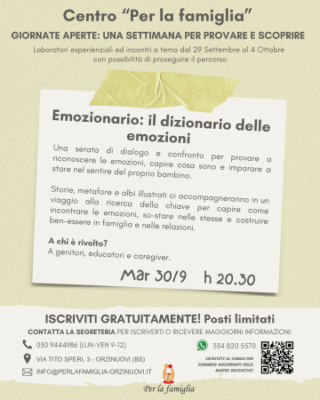 Lab 5 - Emozionario -Post Social - workshop giornate aperte